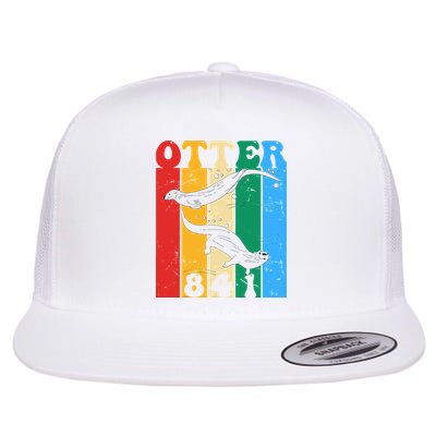 vintage surfing otter 841 team surfboards steals californian Flatbill Hat