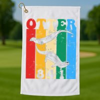 vintage surfing otter 841 team surfboards steals californian Golf Towel