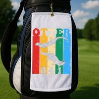 vintage surfing otter 841 team surfboards steals californian Golf Towel
