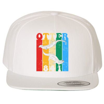 vintage surfing otter 841 team surfboards steals californian Wool Snapback Cap