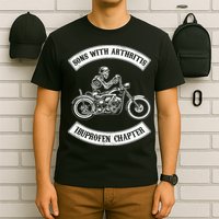 Vintage Son of Ibuprofen Funny Arthritis Chapter Biker T-Shirt