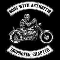 Vintage Son of Ibuprofen Funny Arthritis Chapter Biker T-Shirt