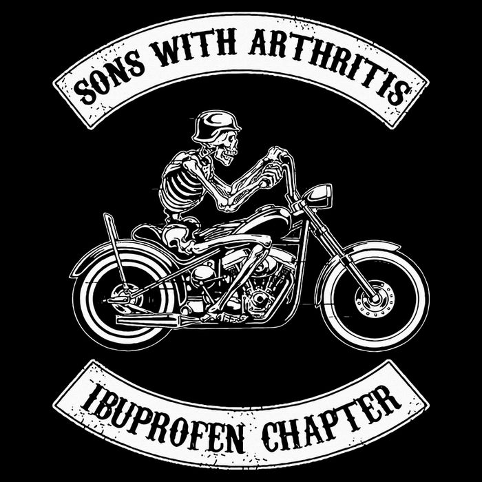 Vintage Son of Ibuprofen Funny Arthritis Chapter Biker T-Shirt