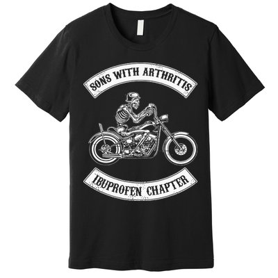 Vintage Son of Ibuprofen Funny Arthritis Chapter Biker Premium T-Shirt