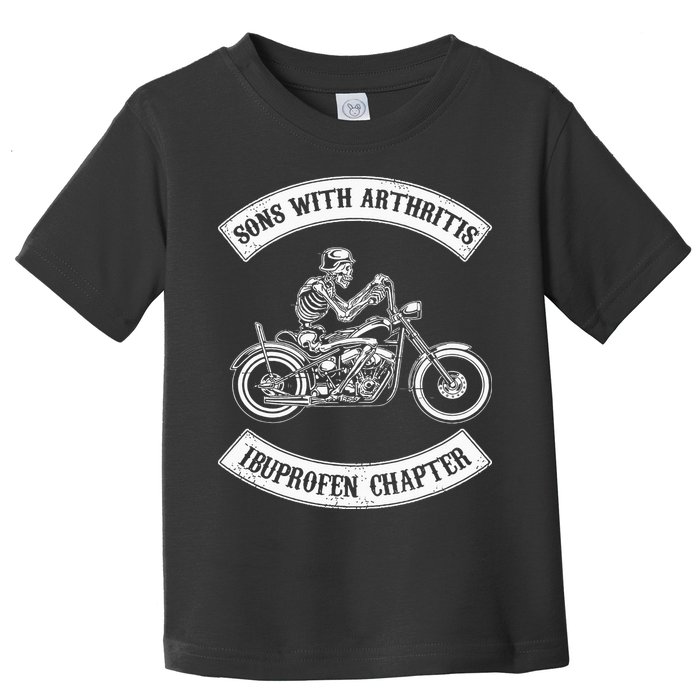 Vintage Son of Ibuprofen Funny Arthritis Chapter Biker Toddler T-Shirt