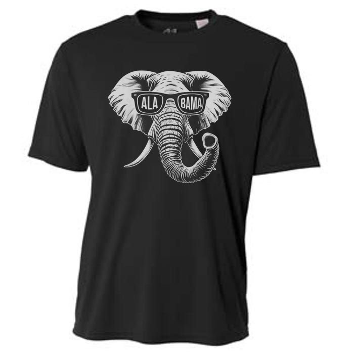 Vintage State Of Alabama Elephant Lovers Cooling Performance Crew T-Shirt