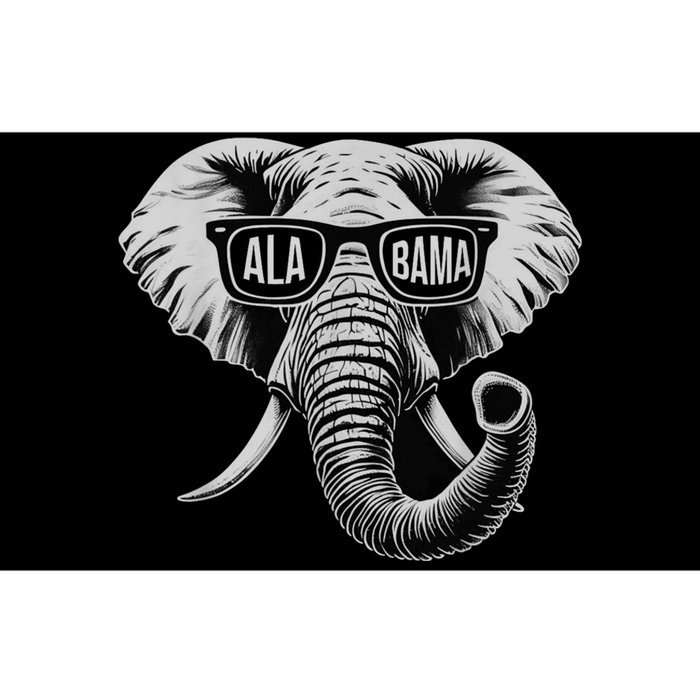 Vintage State Of Alabama Elephant Lovers Bumper Sticker