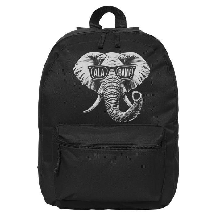 Vintage State Of Alabama Elephant Lovers 16 in Basic Backpack