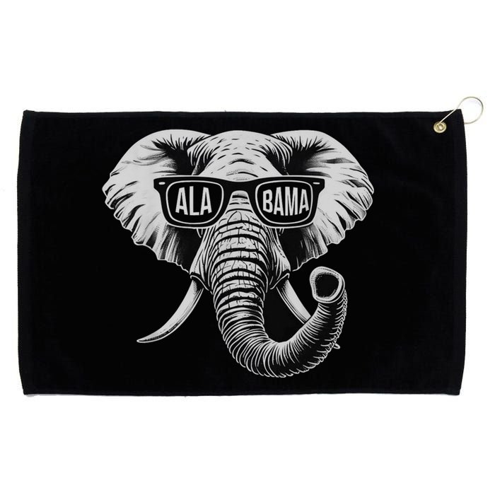 Vintage State Of Alabama Elephant Lovers Grommeted Golf Towel