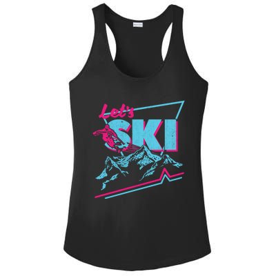 Vintage Ski Outfit 80s 90s Ski Retro Ski Long Ladies PosiCharge Competitor Racerback Tank