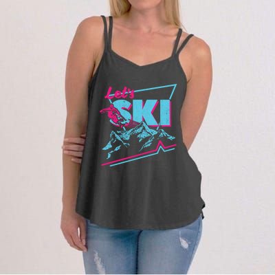 Vintage Ski Outfit 80s 90s Ski Retro Ski Long Women's Strappy Tank