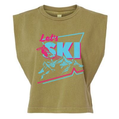 Vintage Ski Outfit 80s 90s Ski Retro Ski Long Garment-Dyed Women's Muscle Tee