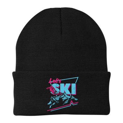 Vintage Ski Outfit 80s 90s Gift Retro Sports Crewneck Gift Beanie