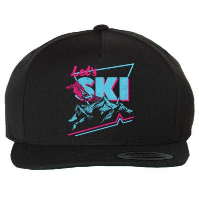 Vintage Ski Outfit 80s 90s Gift Retro Sports Crewneck Gift Wool Snapback Cap