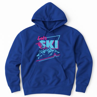 Vintage Ski Outfit 80s 90s Gift Retro Sports Crewneck Gift Hoodie