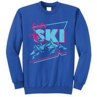 Vintage Ski Outfit 80s 90s Gift Retro Sports Crewneck Gift Tall Sweatshirt