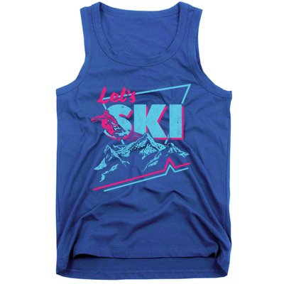 Vintage Ski Outfit 80s 90s Gift Retro Sports Crewneck Gift Tank Top