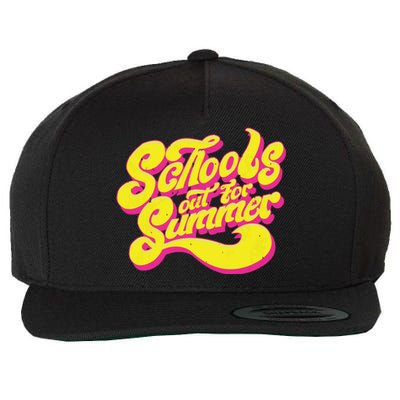 Vintage Schools Out For Summer Ladies Mensyouth Wool Snapback Cap