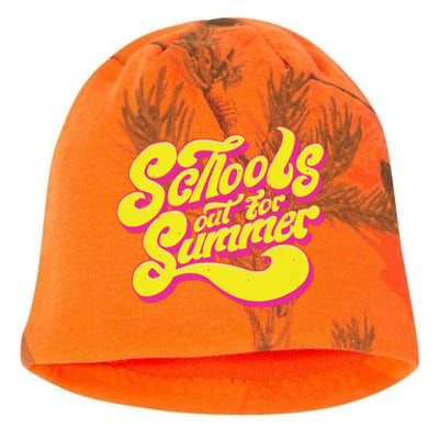 Vintage Schools Out For Summer Ladies Mensyouth Kati - Camo Knit Beanie