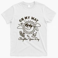 Vintage Sunshine On My Way To Brighten Your Day Funny T-Shirt