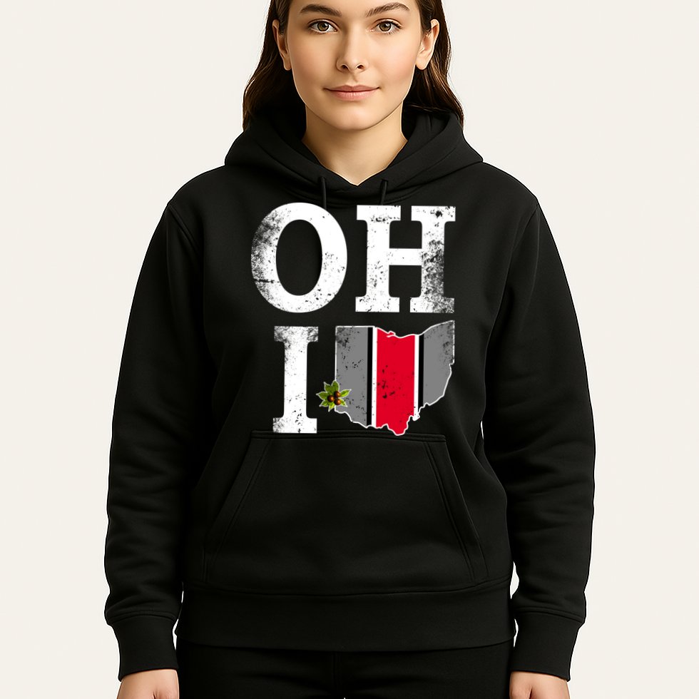 Vintage State Of Ohio Hoodie