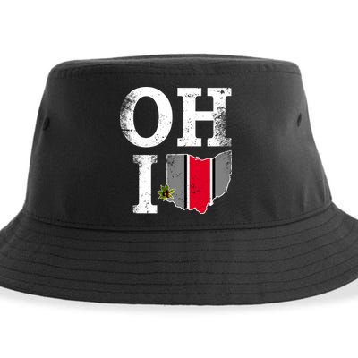 Vintage State Of Ohio Sustainable Bucket Hat