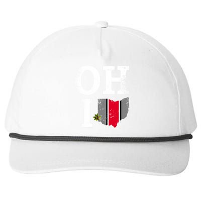 Vintage State Of Ohio Snapback Five-Panel Rope Hat