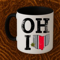 Vintage State Of Ohio Mug