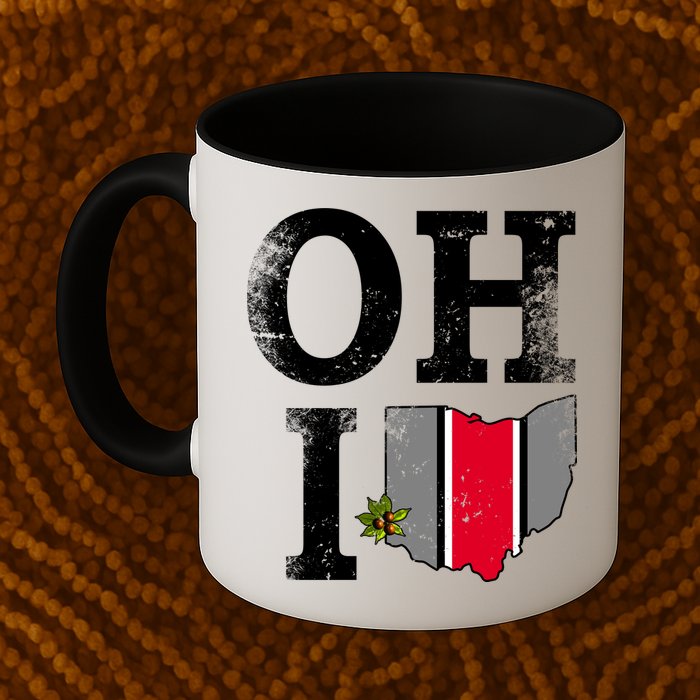 Vintage State Of Ohio Mug