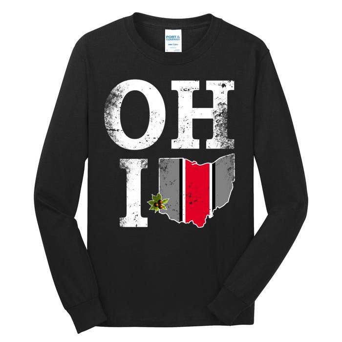 Vintage State Of Ohio Tall Long Sleeve T-Shirt