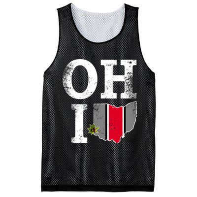 Vintage State Of Ohio Mesh Reversible Basketball Jersey Tank