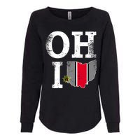 Vintage State Of Ohio Womens California Wash Sweatshirt