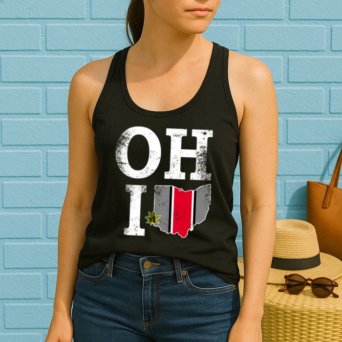 Vintage State Of Ohio Womens Tank Top