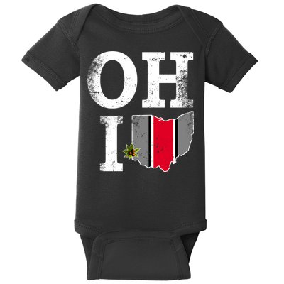 Vintage State Of Ohio Baby Bodysuit