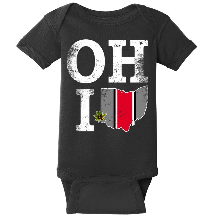 Vintage State Of Ohio Baby Bodysuit