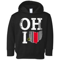 Vintage State Of Ohio Toddler Hoodie