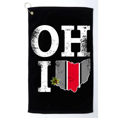 Vintage State Of Ohio Golf Towel