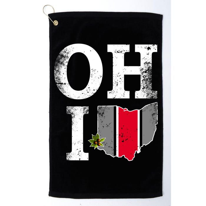 Vintage State Of Ohio Golf Towel