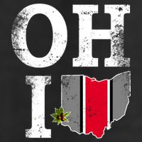 Vintage State Of Ohio Golf Towel
