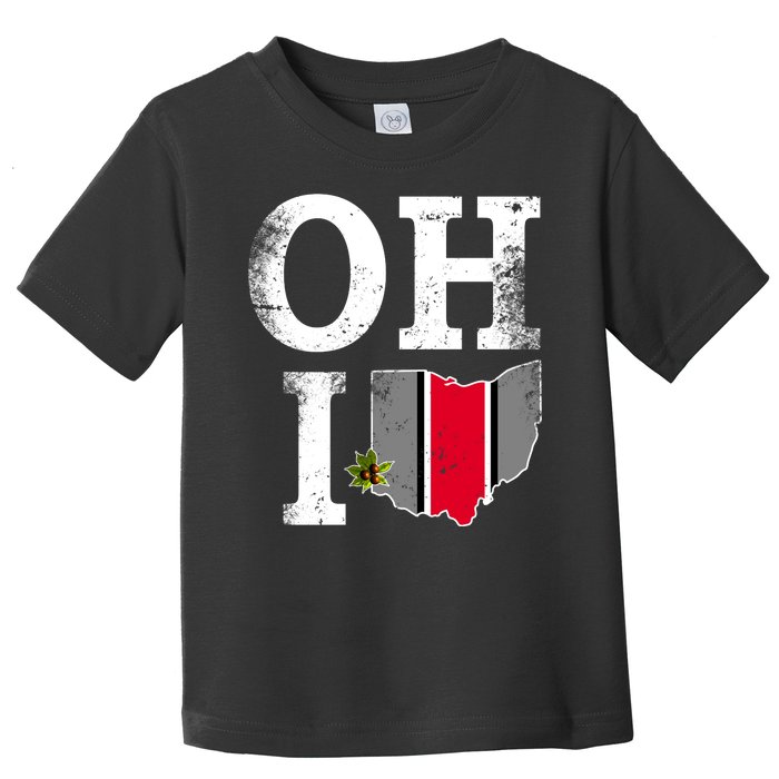 Vintage State Of Ohio Toddler T-Shirt