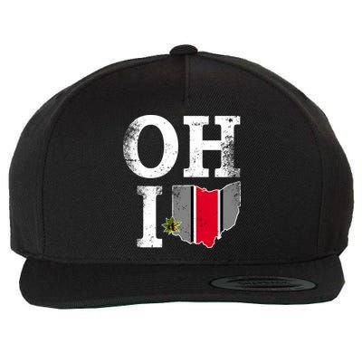 Vintage State Of Ohio Wool Snapback Cap
