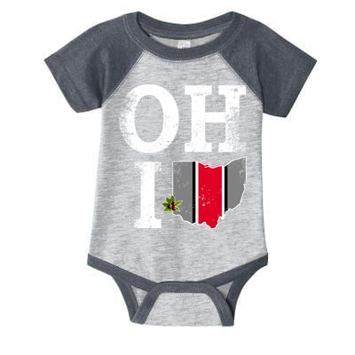 Vintage State Of Ohio Infant Baby Jersey Bodysuit