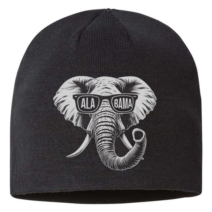 Vintage State Of Alabama Elephant Lovers Sustainable Beanie