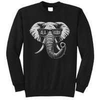 Vintage State Of Alabama Elephant Lovers Tall Sweatshirt