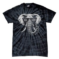 Vintage State Of Alabama Elephant Lovers Tie-Dye T-Shirt