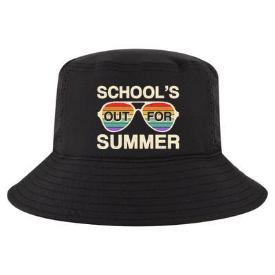 Vintage School's Out For Summer Retro Sunglasses Cool Comfort Performance Bucket Hat