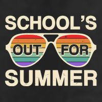 Vintage School's Out For Summer Retro Sunglasses 7 Panel Mesh Trucker Snapback Hat