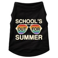 Vintage School's Out For Summer Retro Sunglasses Doggie Tank