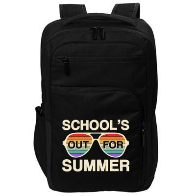 Vintage School's Out For Summer Retro Sunglasses Impact Tech Backpack
