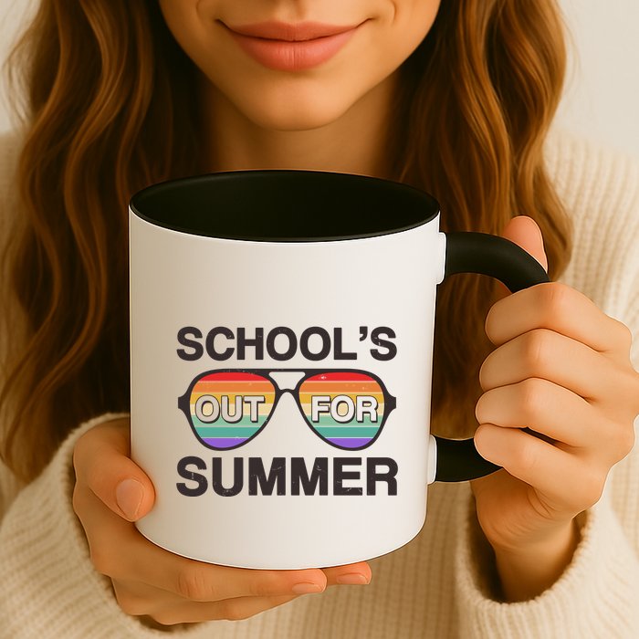 Vintage School's Out For Summer Retro Sunglasses Mug